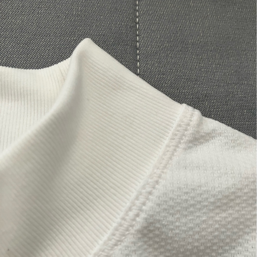 Athleta - XL- Momentum White Seamless Tank Top Racerback Yoga Gym Workout - Picture 4 of 14